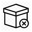 Package Cancel Delete Icon