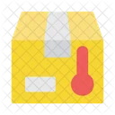 Package Box Temperature Icon