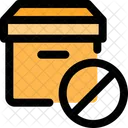 Package Ban Parcel Ban Package Block Icon