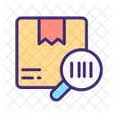 Package barcode tracking  Icon