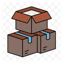 Package Box Delivery Logistics Icon