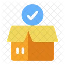 Package Checking Box Approve Icon
