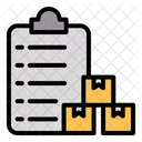 Delivery Package Paperwork Icon