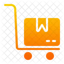 Package Dolly Hand Truck Delivery Icon