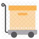 Package Dolly Package Trolley Delivery Icon