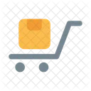 Package Dolly Delivery Trolley Icon