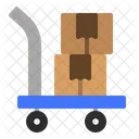 Trolley Package Delivery Icon