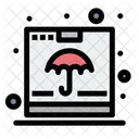 Package Insurance Box Container Icon