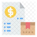 Package Invoice  Icon