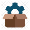 Package Manager Logistics Delivery Service Icon