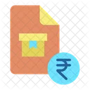 Package Bill Rupees Package Receipt Package Bill Icon