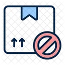 Package Restriction Prohibition Icon