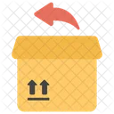 Package Return Parcel Return Package Delivery Icon