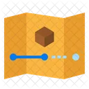 Package Route  Icon