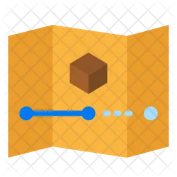 Package Route  Icon