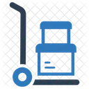 Crate Delivery Hand Truck Icon