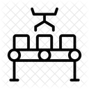 Assembly Line Manufacturing Production Icon