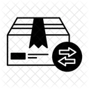 Package Sorting Conveyor Belt Product Distribution Icon