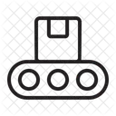 Package Sorting Manufacturing Conveyor Belt Icon
