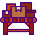 Conveyor Belt Delivery Package Icon