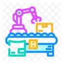 Parcel Sorting Autonomous Icon