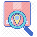 Package Tracking Courier Tracking Package Location Icon