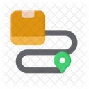 Package Tracking Delivery Route Track Order Icon