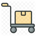 Package Trolley Trolley Cart Icon