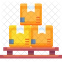 Packages Pallet Pallet Warehouse Icon
