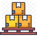 Packages Pallet Pallet Warehouse Icon