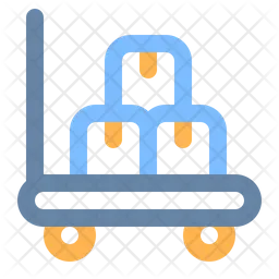 Packages Trolley  Icon