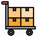 Packages Trolley  Icon
