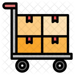 Packages Trolley  Icon