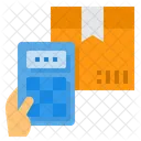 Calculator Packaging Delivery Icon