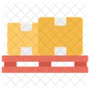 Packaging Pallet Cardboard Packages Good Delivery Pallet Icon