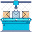 Manufacturing Packaging Production Industrial Robot Icon