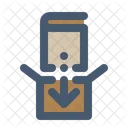 Verpackung Buch Bibliotheksservice Symbol