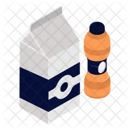 Packed milk  Icon