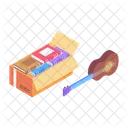 Packing Books Boxes Icon