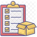 Packing List Outline Fill Icon Travel And Tour Icons Icon