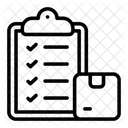 Checklist Packing Inventory Icon