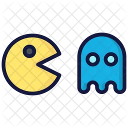Pacman And Ghost  Icon