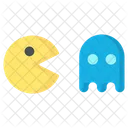 Pacman E Fantasma Pacman Jogo Ícone