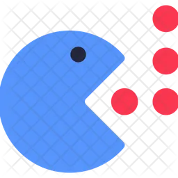 Pacman-Spiel  Symbol