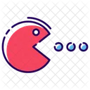 Pacman Video Game Arcade Game Ball Eating Game Icon