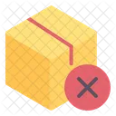 Pacote Caixa Cancelado Ícone