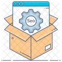 Pacote De SEO Servicos De SEO Otimizacao De Mecanismos De Pesquisa Ícone