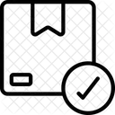Pacote Verificado Pacote Verificado Embalagem De Entrega Ícone
