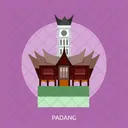 Padang Travel Monument Icon