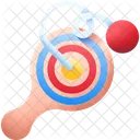 Paddle Ball Ball Game Icon